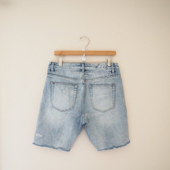 !! Ksubi Chopper Short Karma Trashed Distressed Denim Jean Shorts sz 30” - Picture 6 of 9